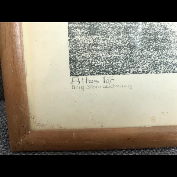 Original Vintage German Lithograph - Picture 5 of 11